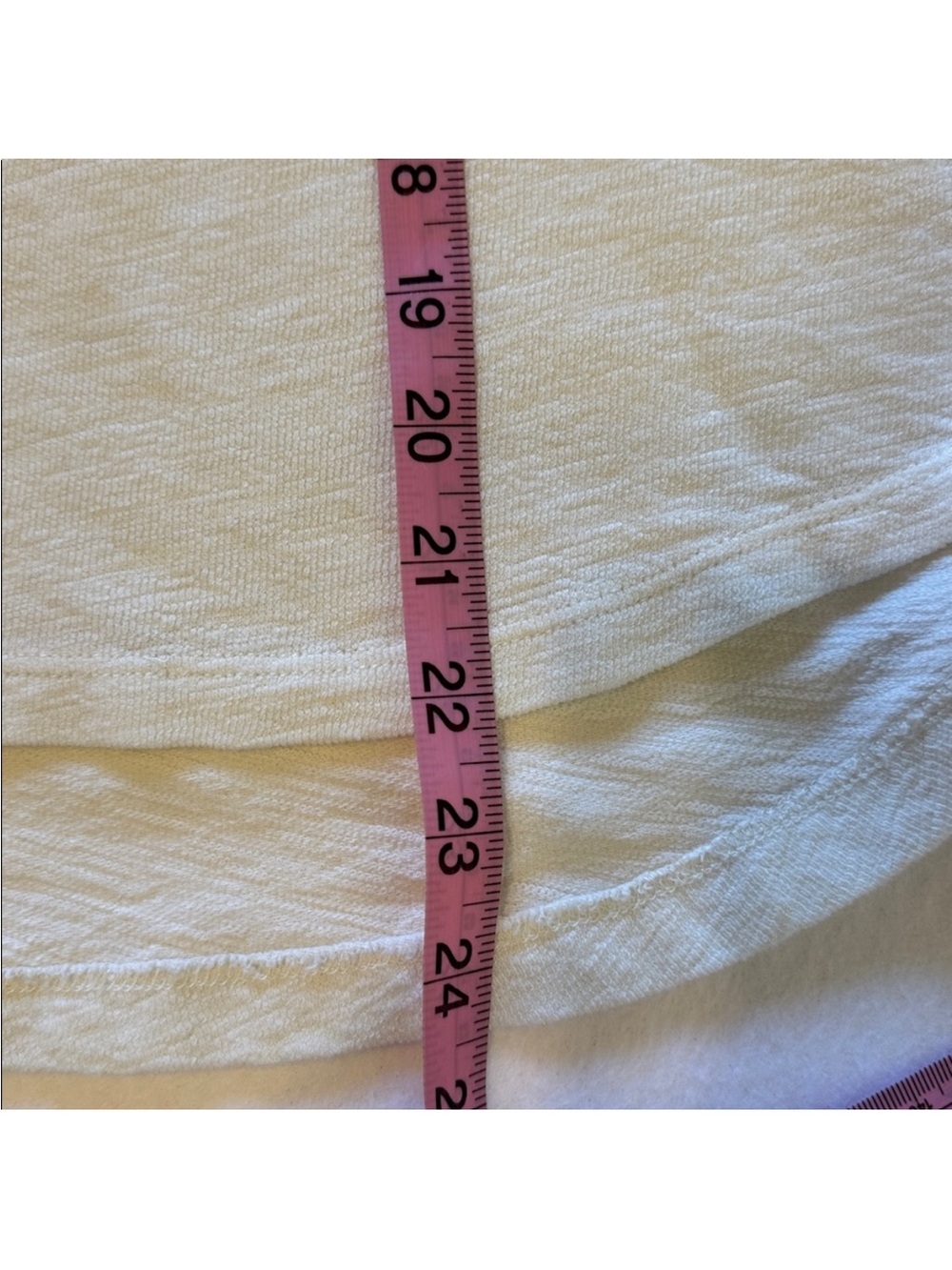 Pilcro Ivory Button-Front Ruffle Shoulder Top - Picture 8 of 11